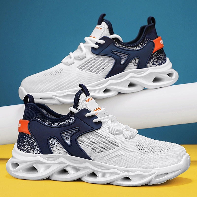 Men'S Shoes Fly-Knit Sports Casual Shoes Men'S Summer Fashion Trendy Dad Shoes Student Mesh Trendy Shoes Breathable 2025 - Image 3